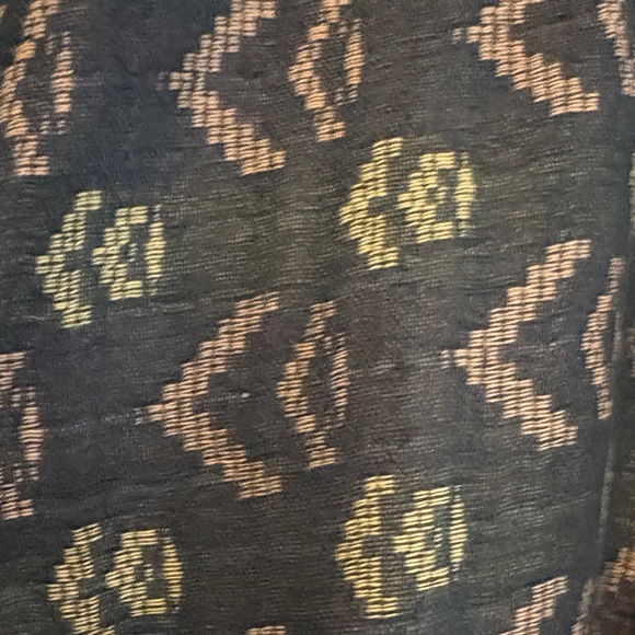 Ace & Jig Green Patterned Midi Dress with Tie Waist - Picture 3 of 4